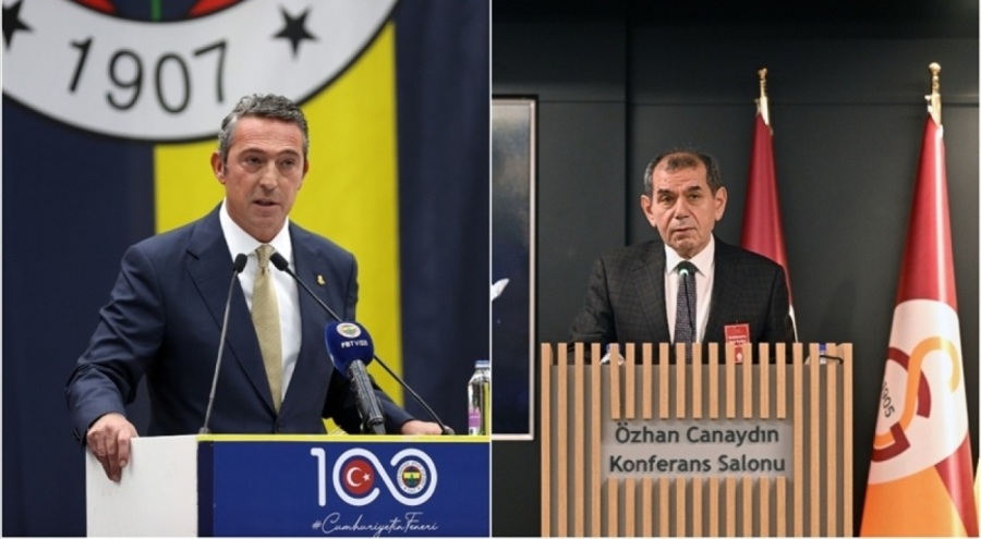 Fenerbahçe-Galatasaray maçı öncesi başkanlar Ali Koç ve Dursun Özbek'in derbi karnesi