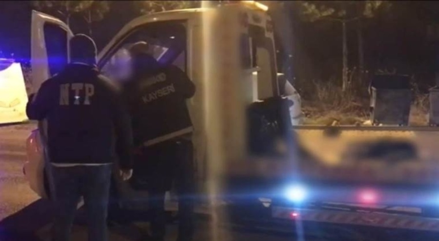 Çekicide uyuşturucu bulundu!