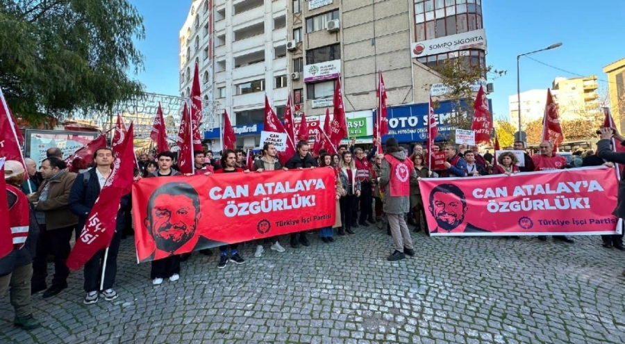 TİP İzmir'den Can Atalay eylemi
