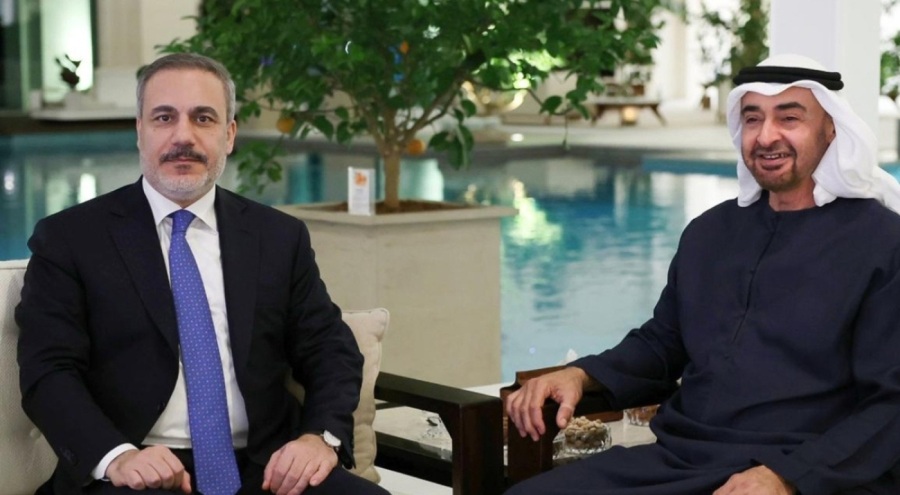 Dışişleri Bakanı Fidan, BAE'li mevkidaşıyla görüştü