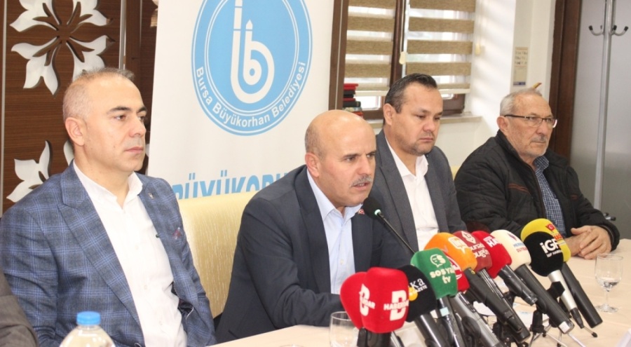 Büyükorhan Belediye Başkanı Ahmet Korkmaz yeniden aday olduğunu açıkladı