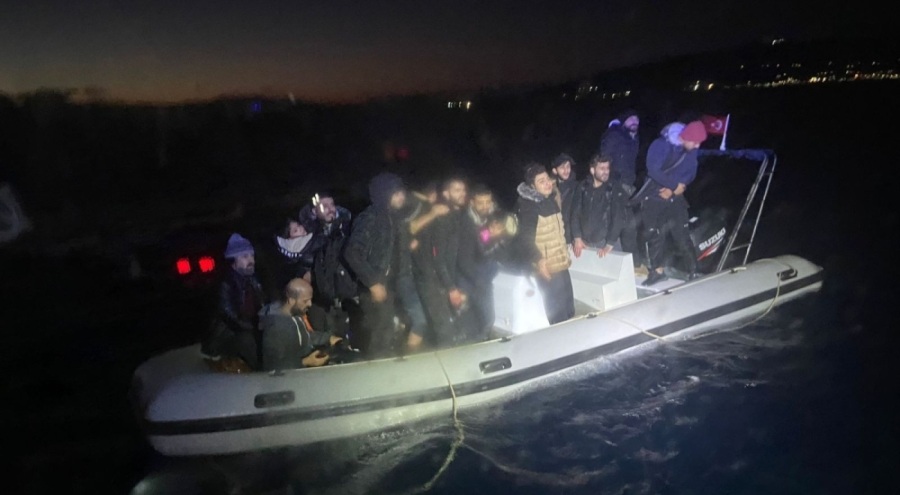 Bodrum'da 59 düzensiz göçmen kurtarıldı