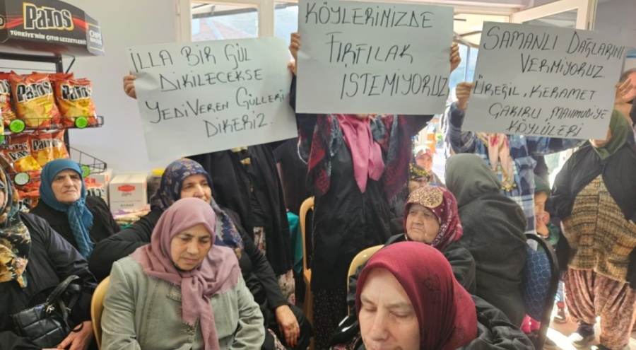 Altı köyden Samanlı Dağları'na RES tepkisi: Fırfılak istemiyoruz