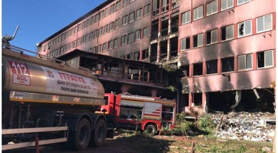Eski devlet hastanesi yangınıyla ilgili 2 çocuk gözaltına alındı!