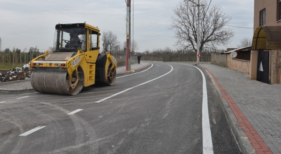 Bursa'da Vakıfköy Caddesi'nde asfalt yenileme çalışmaları tamamlandı