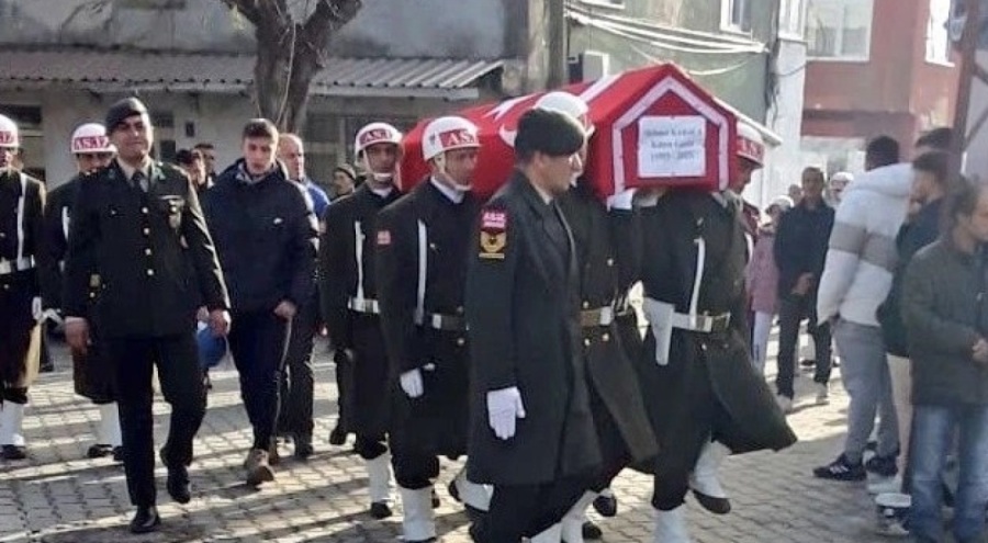 Kıbrıs Gazisi son yolculuğuna uğurlandı