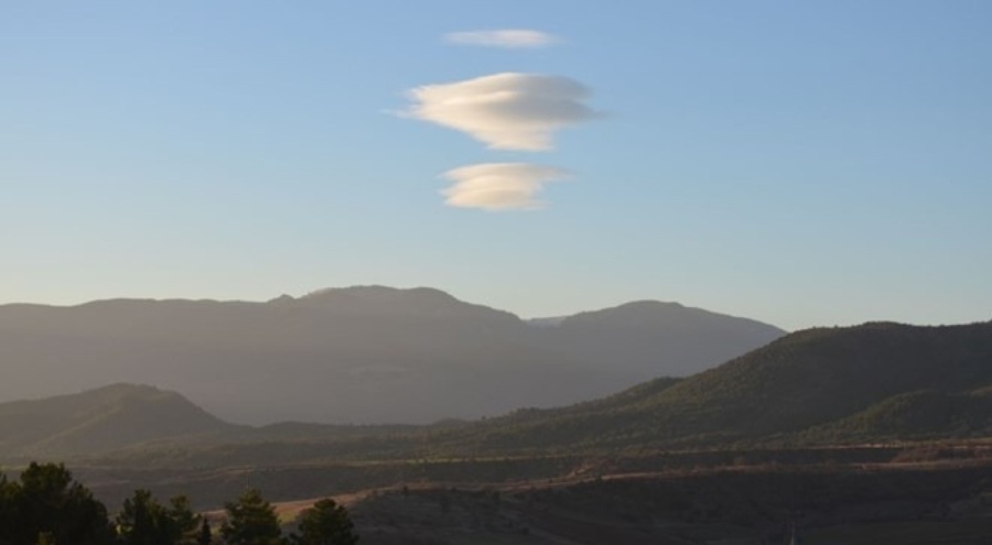 Çorum'da mercek bulutu mest etti