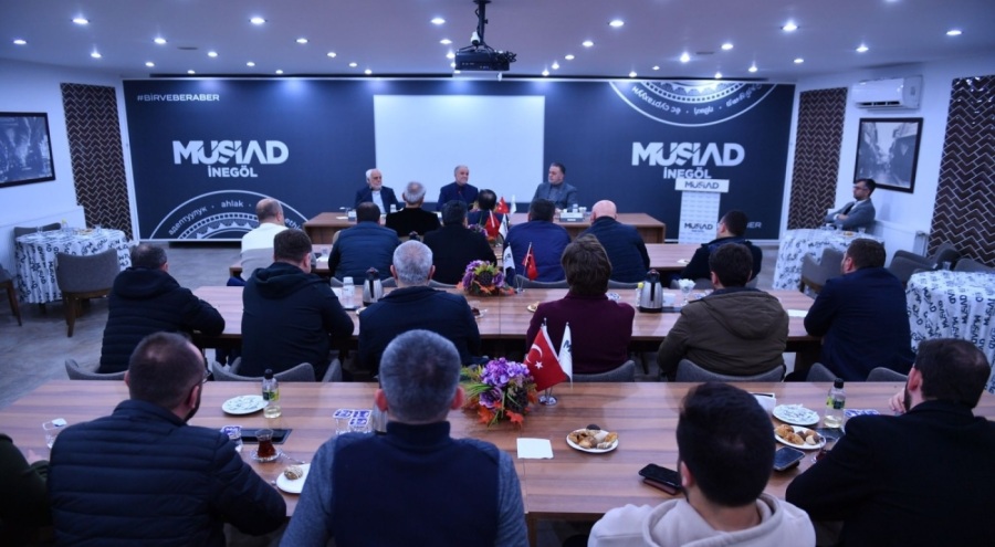 MÜSİAD Erdemli sohbetlerine devam ediyor