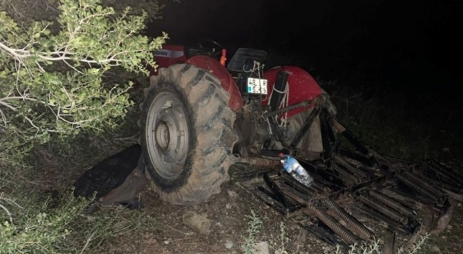 Datça'da traktör kazasında can verdi!