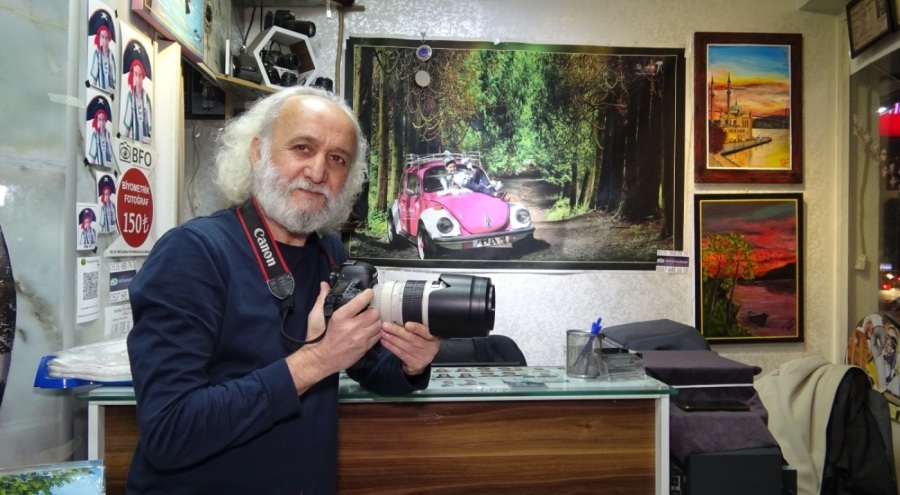 Bursa'da fotoğraf sanatçısı Atilla Boyoğlu, fotoğrafçılık ve ressamlık arasındaki bağı anlattı
