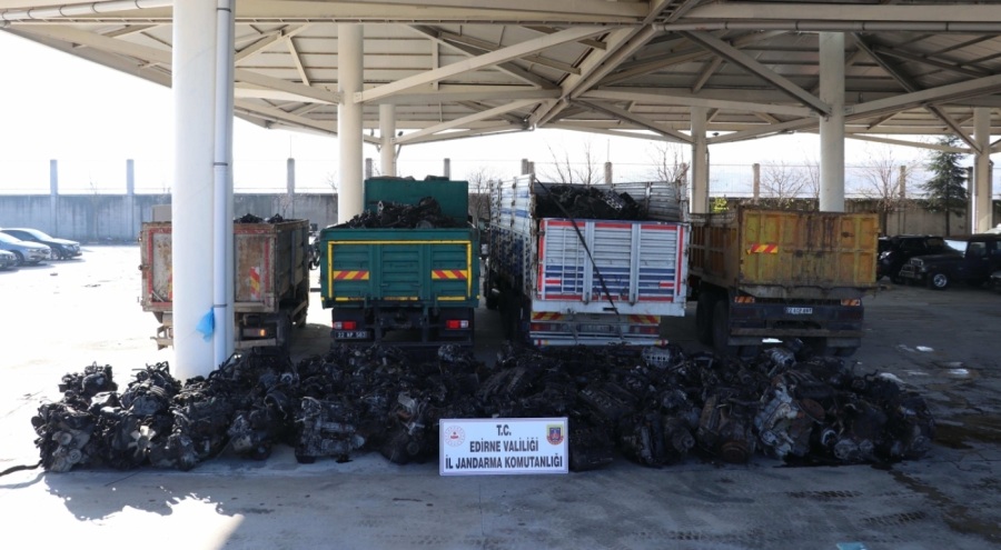 Edirne jandarmasından 25 milyon liralık kaçakçılık operasyonu