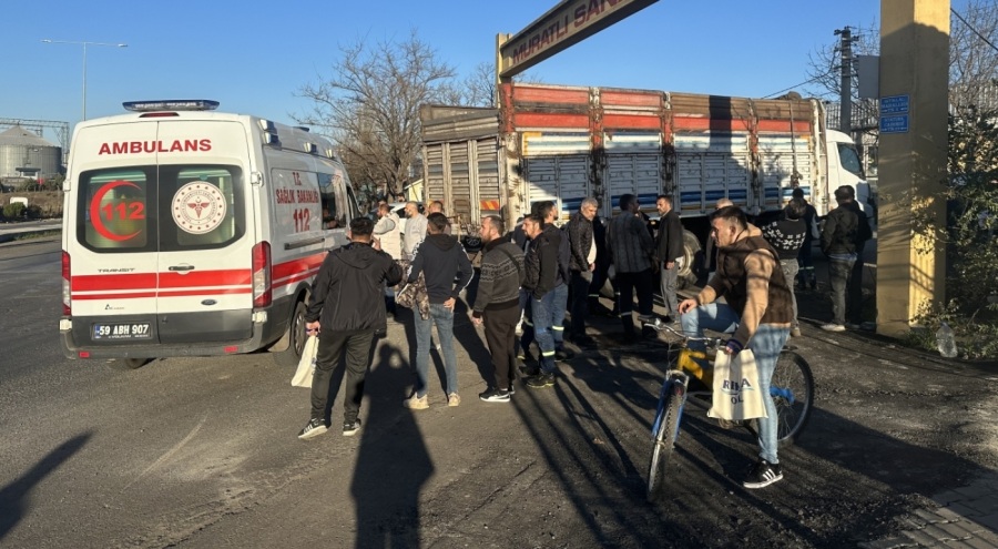 Tekirdağ'da feci kaza: 1 yaralı