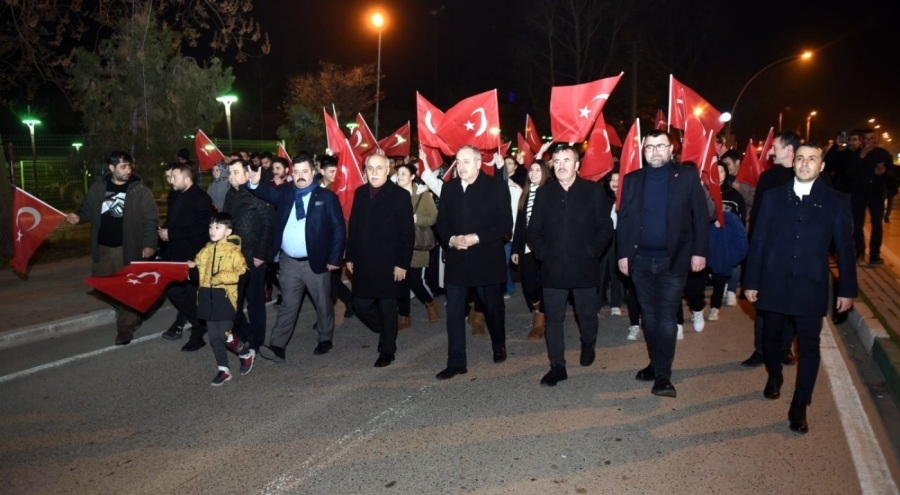 Yenişehir'de terör lanetlendi