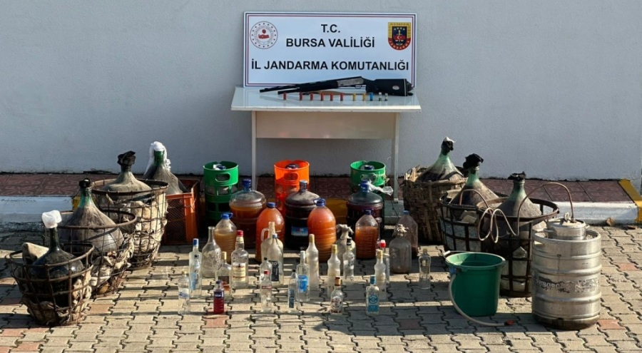 Bursa'da sahte içki operasyonu!