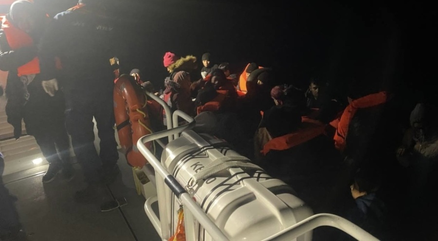 43 kaçak göçmen yakalandı