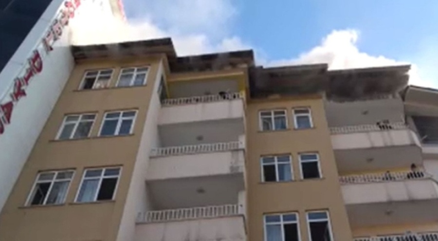 6 katlı binada can pazarı yaşandı!