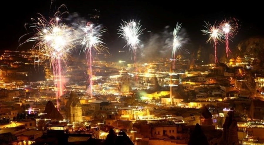 Kapadokya'da yılbaşı gecesi havai fişek yasaklandı