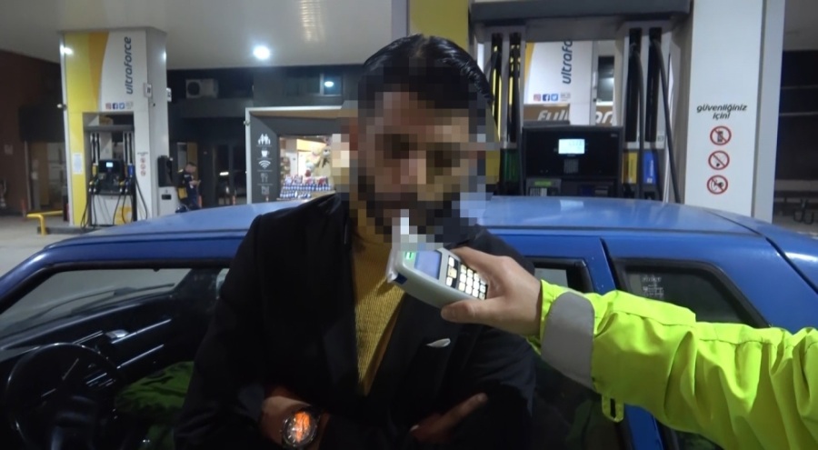 Bursa'da uygulama noktasından kaçtı, yakıt alırken yakalandı