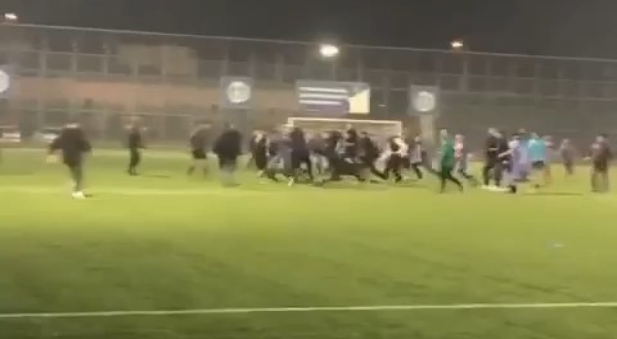 Bursa'da futbol turnuvasında ortalık savaş alanına döndü!
