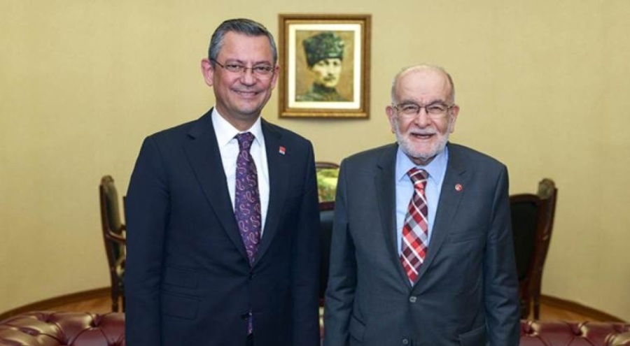 Özgür Özel, Temel Karamollaoğlu ile görüştü