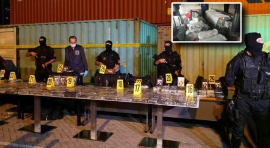 Türkiye varışlı gemide uyuşturucu ele geçirildi