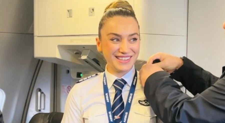 Yağmur Sarıoğlu kaptan pilotluğa terfi etti