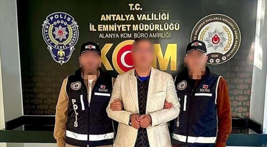 Kırmızı bültenle aranan kişi Alanya'da yakalandı