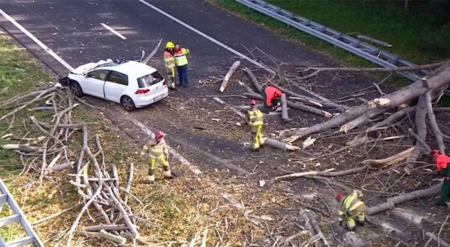 Belçika'daki Ciaran fırtınasında 3 kişi öldü