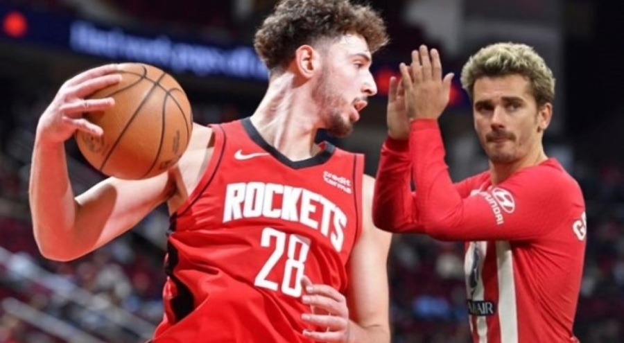 Griezmann'dan Alperen Şengün'e övgü: Ritüeline bayıldım