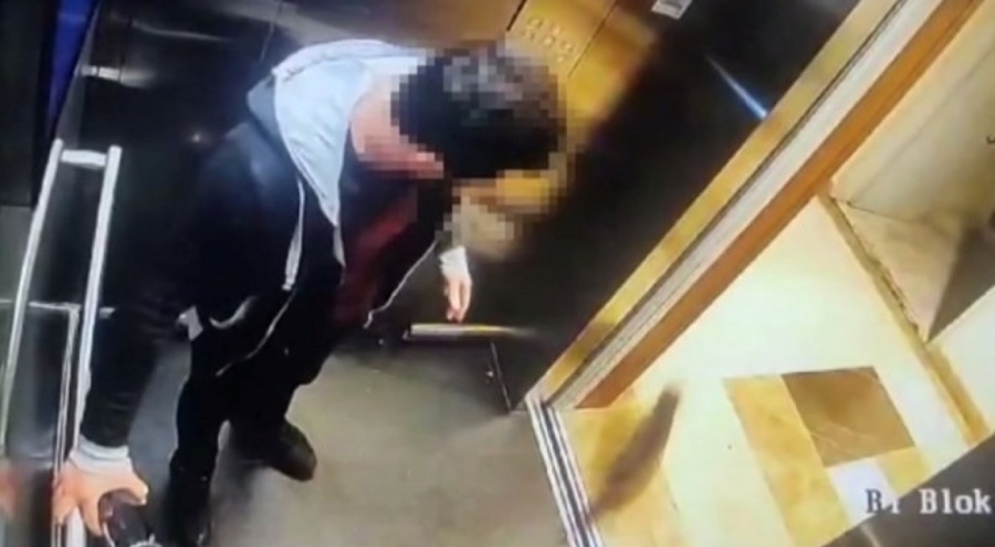 Bu nasıl canilik? Asansöre binen kediyi ezerek öldürdü