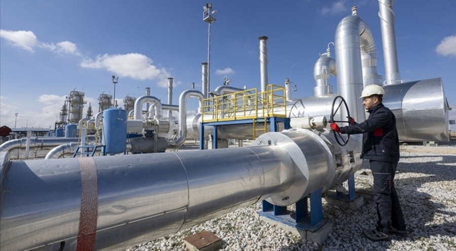 Türkiye'de 2023'te 51,5 milyar metreküp doğal gaz sisteme girdi
