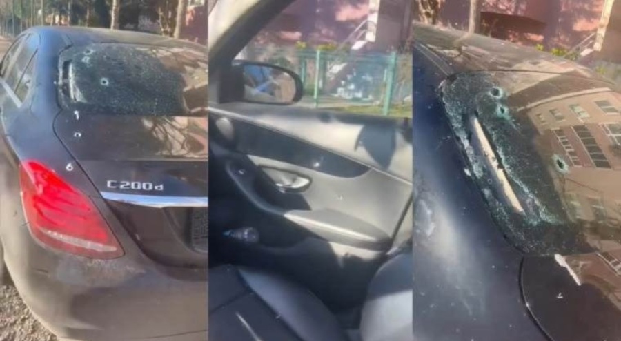 İş insanının aracı kurşun yağmuruna tutuldu