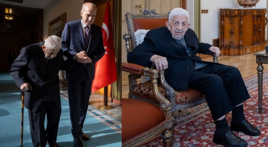 Numan Kurtulmuş, TBMM'de Recai Kutan'ı ağırladı