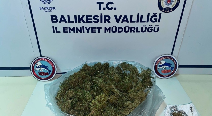 Araç kontrolünde uyuşturucu bulundu