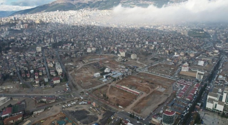 Depremin merkezi Kahramanmaraş 11 ay sonra havadan görüntülendi
