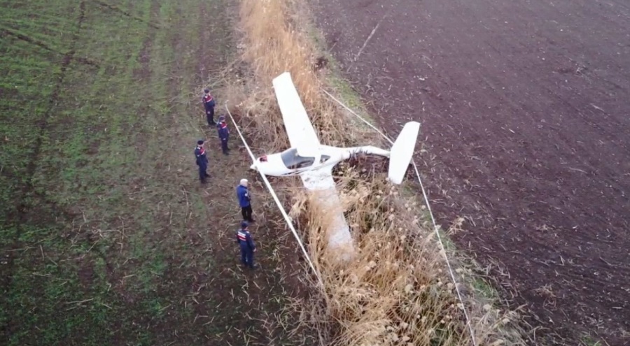 Bursa'da öğrenci pilot son mezuniyet uçuşunda ölümden döndü