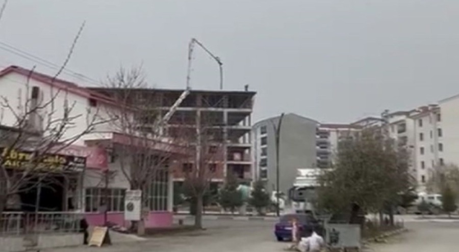 İnşaat işçisi canını hiçe saydı!