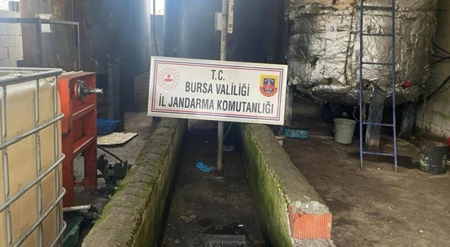 Bursa'da kaçak akaryakıt tesisine operasyon!