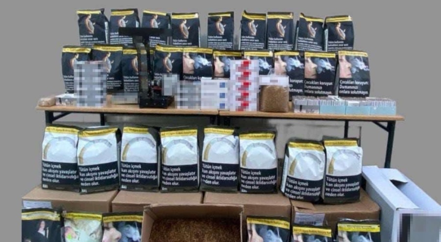 Tekirdağ'da kaçak tütün operasyonu