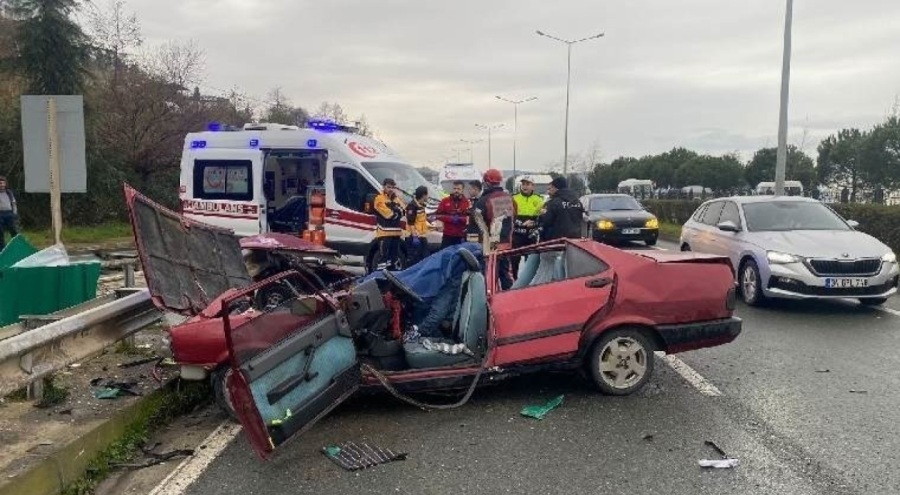 Karadeniz Sahil Yolu'nda korkunç kaza
