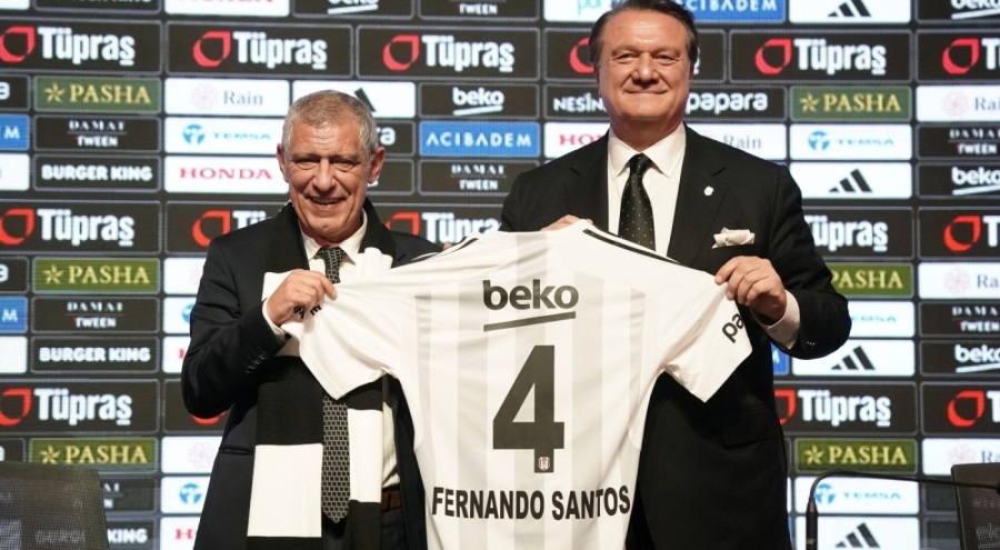 Beşiktaş'ta, Fernando Santos imzayı attı