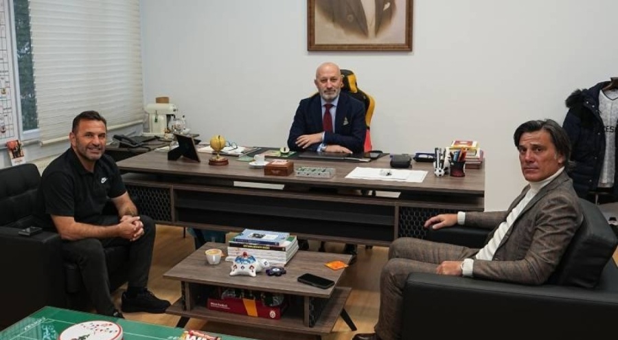 Vincenzo Montella, Galatasaray'ı ziyaret etti