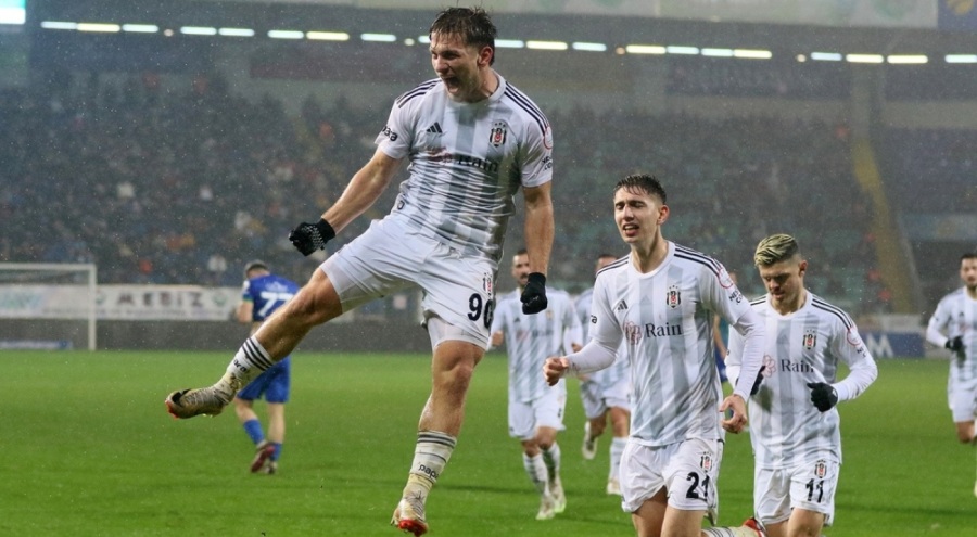 Beşiktaş, Rize deplasmanında galip!