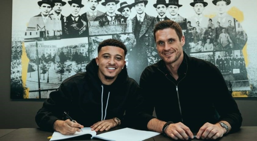 Jadon Sancho, yeniden Borussia Dortmund'da