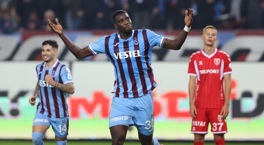 Trabzonspor yükselişine Samsunspor karşısında devam etti