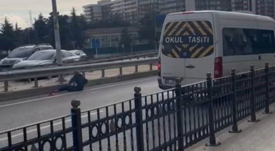 Ailesine dehşeti yaşattı, eşini metrelerce sürükledi