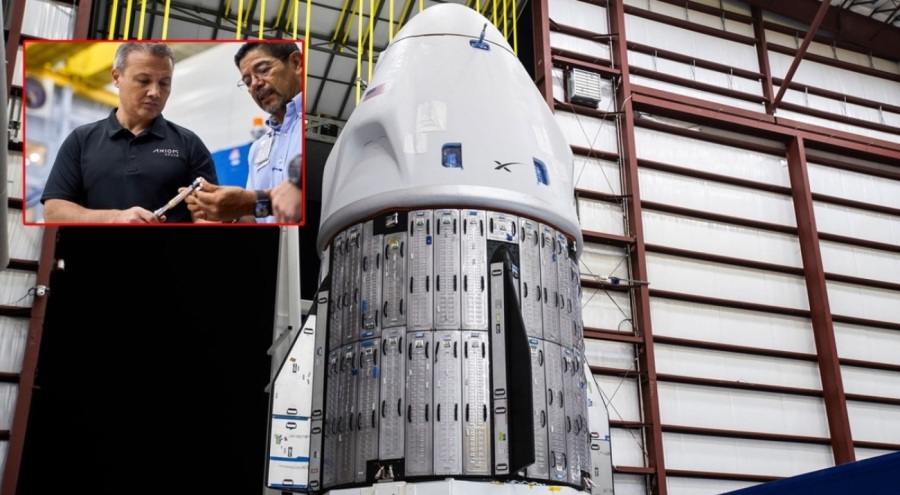 Alper Gezeravcı'yı uzaya taşıyacak kapsül Florida'ya ulaştı