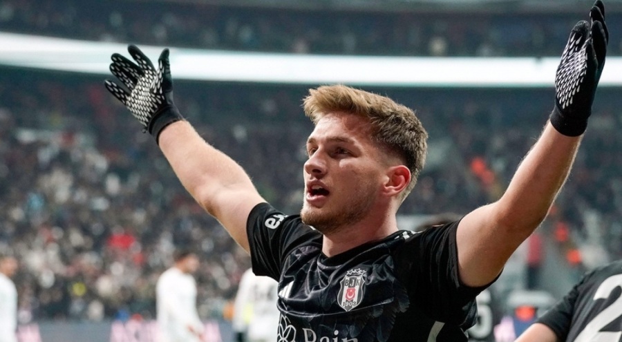 Beşiktaşlı Semih Kılıçsoy gollerine devam ediyor