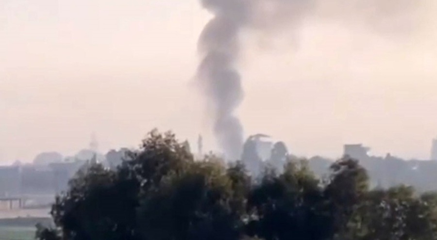 Nusaybin'den PKK/YPG'nin kontrolündeki tesislerin imha edildiği görüldü