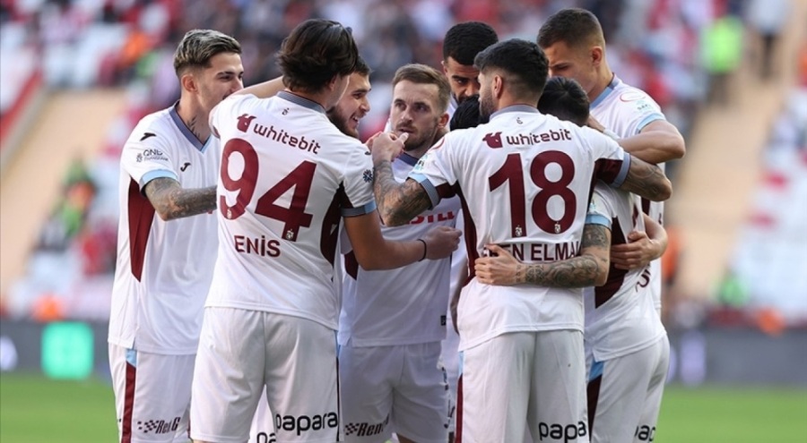 Trabzonspor'da goller 13 farklı oyuncudan geldi